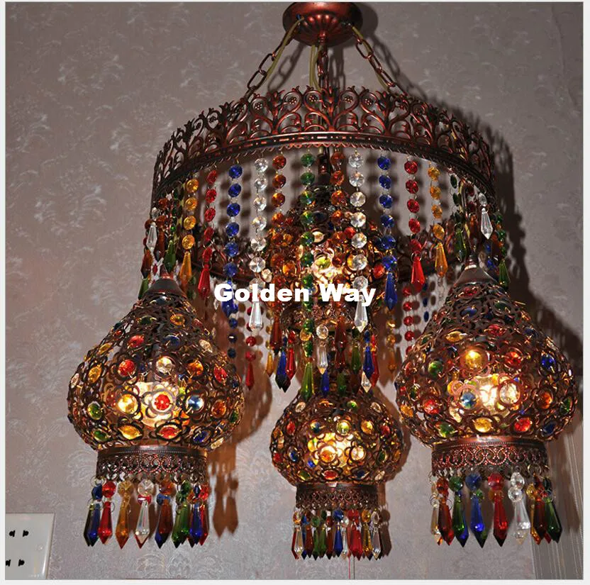 Free Shipping Antique Red Colorful Bohemia Pendant lamp D50cm H70cm Bohemia Pendant Light 110V~220V Crystal Decora Pendant Lamp
Free Shipping Antique Red Colorful Bohemia Pendant lamp D50cm H70cm Bohemia Pendant Light 110V~220V Crystal Decora Pendant Lamp
