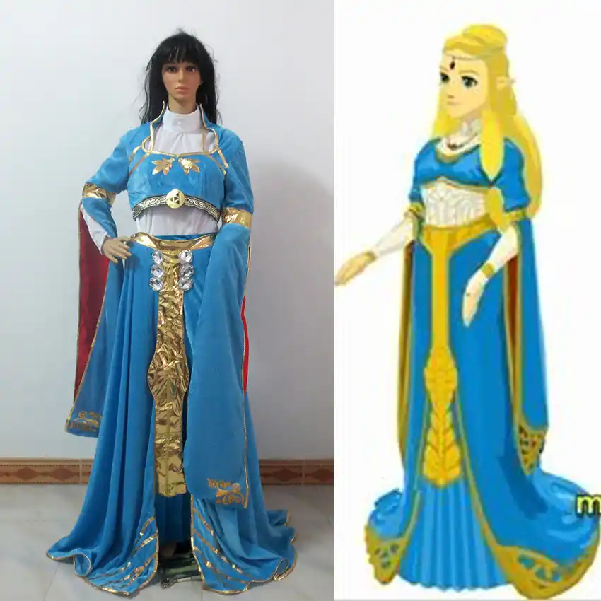 فستان الأميرة تأثيري للنساء فستان أبيض زي تأثيري Cosplay Costume Costume Cosplaylegend Of Zelda Cosplay Gooum