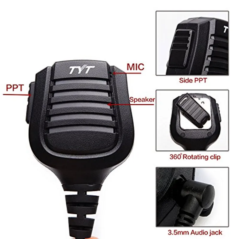 TYT-2-Pin-PTT-Remote-Waterproof-Shoulder-Speaker-Mic-Microph-for-TYT-MD-380-MD-390 (4)