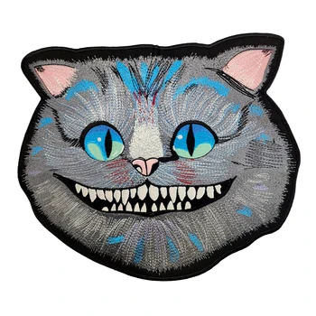 Patches For Clothes Cheshire Cat Large Embroidered Patch Iron On Big Size 28cm Wide For Full Back Of Jacket Rider Biker Patch
Patches For Clothes Cheshire Cat Large Embroidered Patch Iron On Big Size 28cm Wide For Full Back Of Jacket Rider Biker Patch