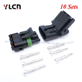 Free Shipping New Brand 10 Sets Kits 3 Pin/Way Waterproof Seal Electric Wire Connector Plugs For Auto Car
Free Shipping New Brand 10 Sets Kits 3 Pin/Way Waterproof Seal Electric Wire Connector Plugs For Auto Car