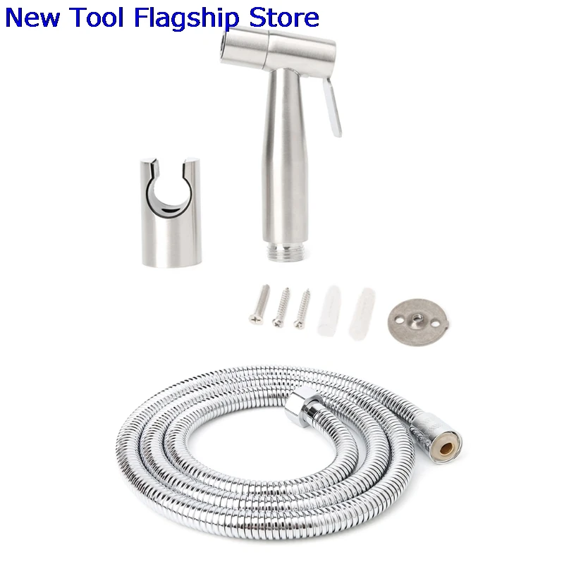 1Set Stainless Steel Handheld Toilet Bidet Shower Head Cloth Diaper Sprayer Shattaf Set
1Set Stainless Steel Handheld Toilet Bidet Shower Head Cloth Diaper Sprayer Shattaf Set