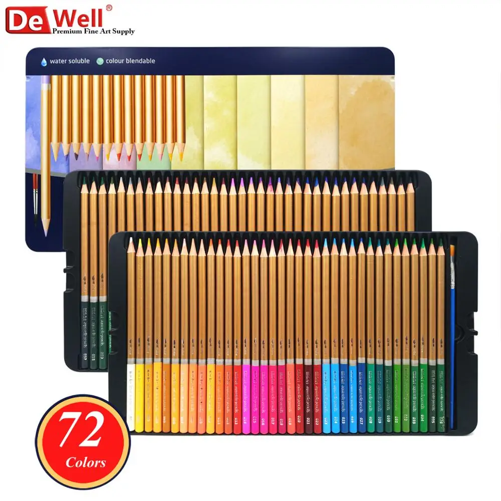 72 Colors Aqua Relle Colored Pencils Watercolor Pencil 72 lapis de cor Professional for Coloring Books Art School Sullpies
72 Colors Aqua Relle Colored Pencils Watercolor Pencil 72 lapis de cor Professional for Coloring Books Art School Sullpies