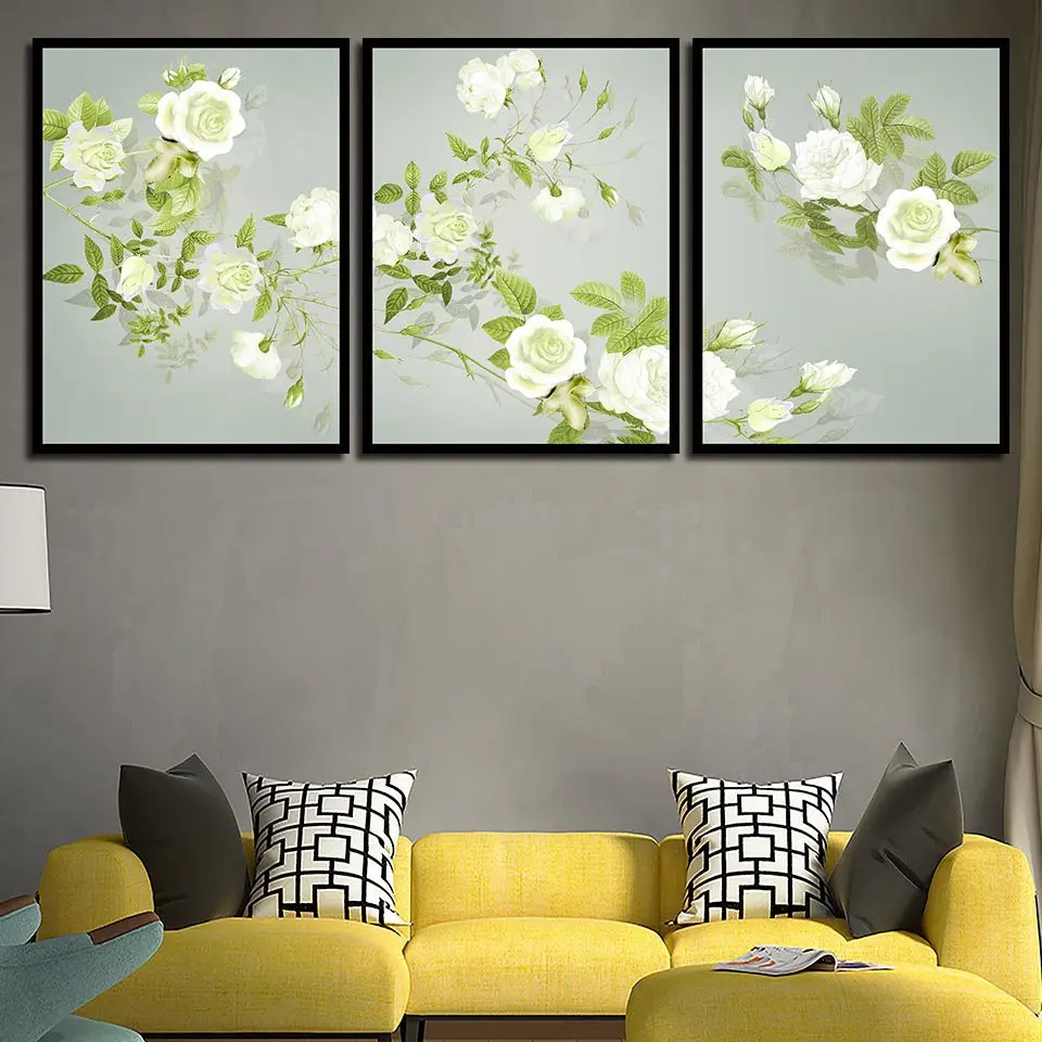 Nordic Home Decoration Posters White Flower Green Leaf Plant Canvas Painting Modern Art Print Wall Picture For Living Room
Nordic Home Decoration Posters White Flower Green Leaf Plant Canvas Painting Modern Art Print Wall Picture For Living Room