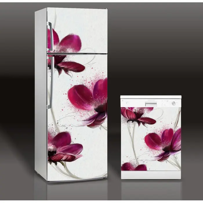 Fridge Sticker Drawing Floweres Refrigerator Dishwasher Door Cover Kitchen Home Decoration Accessories Modern 3d Wall Stickers
Fridge Sticker Drawing Floweres Refrigerator Dishwasher Door Cover Kitchen Home Decoration Accessories Modern 3d Wall Stickers