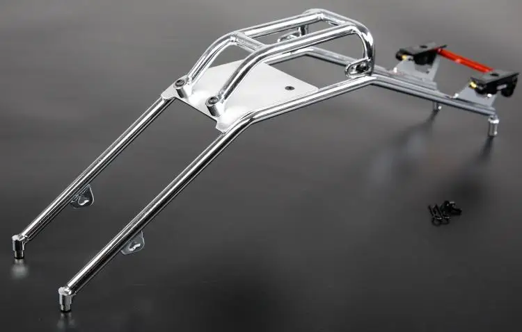 Chrome Metal Roll Cage Fits HPI baja buggy or truck (5B, SS, 2.0, 5T) Fits King Motor and Rovan baja buggies or trucks
Chrome Metal Roll Cage Fits HPI baja buggy or truck (5B, SS, 2.0, 5T) Fits King Motor and Rovan baja buggies or trucks