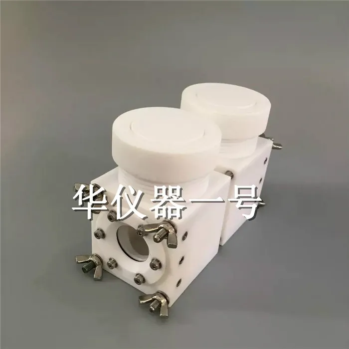 Sealed electrolytic cell, fully PTFE H film exchangeable film electrochemical cell. Matching 3 electrodes.
Sealed electrolytic cell, fully PTFE H film exchangeable film electrochemical cell. Matching 3 electrodes.