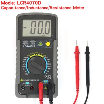 LCR4070D Professional Digital Multimeter LCR digital bridge Multimetro resistance meter Capacitance tester Inductance multimeter
LCR4070D Professional Digital Multimeter LCR digital bridge Multimetro resistance meter Capacitance tester Inductance multimeter