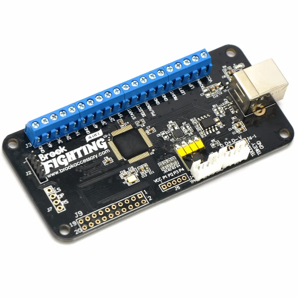 Brook Universal Fighting Board Arcade Fightstick PCB Module 6-in-1 for PS4/ PS3/ XBOX ONE/ XBOX 360/Wii U /PC
Brook Universal Fighting Board Arcade Fightstick PCB Module 6-in-1 for PS4/ PS3/ XBOX ONE/ XBOX 360/Wii U /PC