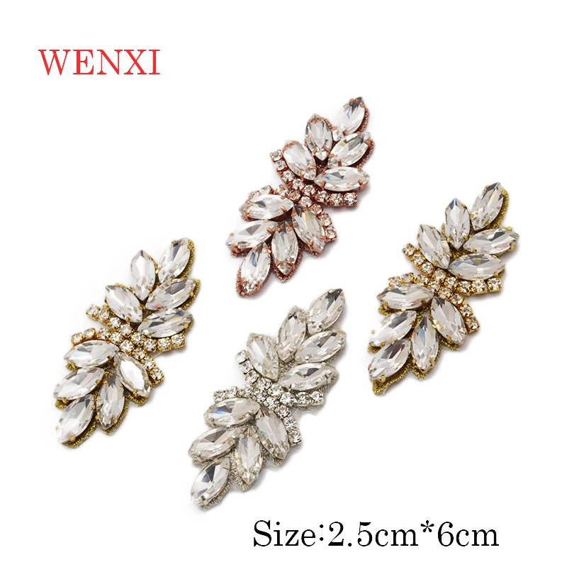 WENXI 100pcs Crystal Rhinestone Applique Trim For Fancy Bridal Gown Waistband Crystal Rhinestone Applique Accessories WX897
WENXI 100pcs Crystal Rhinestone Applique Trim For Fancy Bridal Gown Waistband Crystal Rhinestone Applique Accessories WX897