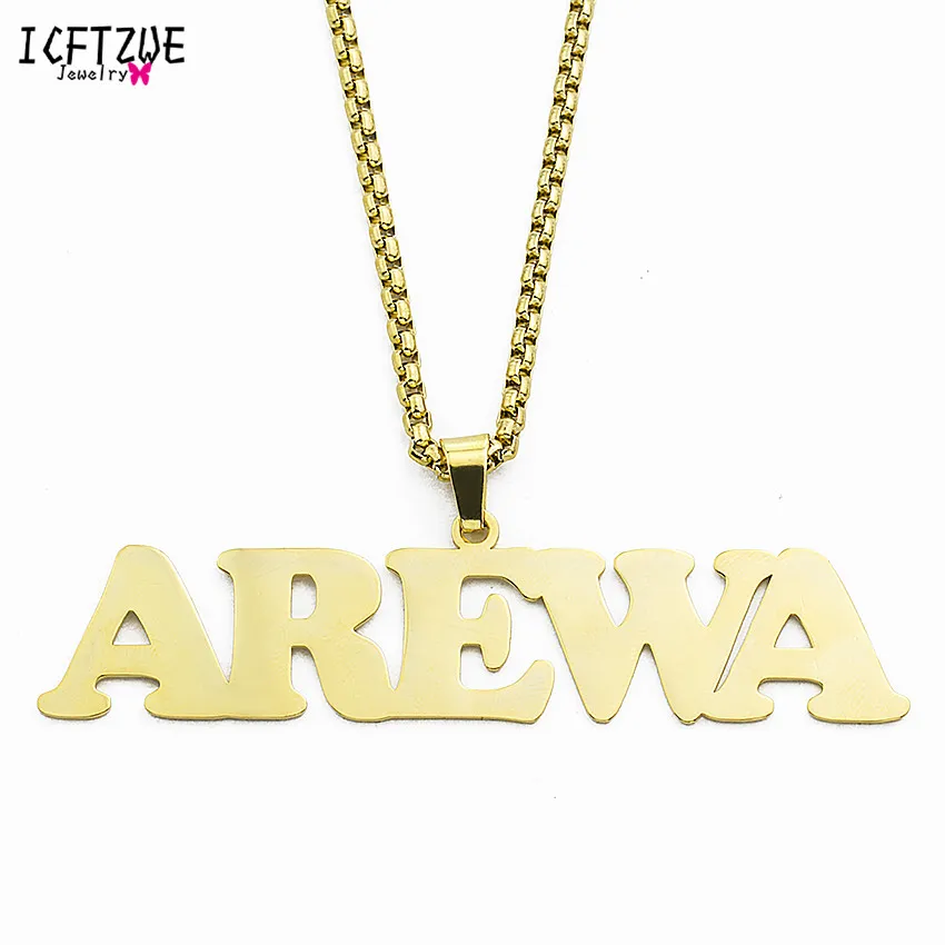 Custom Jewelry Personalized Name Necklaces Women Silver Gold Chain Stainless Steel Pendant Signature Choker Necklace For Men BFF
Custom Jewelry Personalized Name Necklaces Women Silver Gold Chain Stainless Steel Pendant Signature Choker Necklace For Men BFF