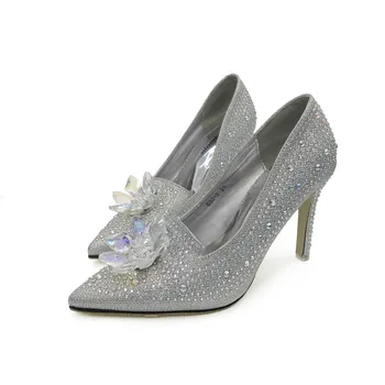 Shallow Pointed Toe Thin High Heels Sexy Color Paillette Women Party Shoes Classical Fashion Studs Lady Party Shoes
Shallow Pointed Toe Thin High Heels Sexy Color Paillette Women Party Shoes Classical Fashion Studs Lady Party Shoes
