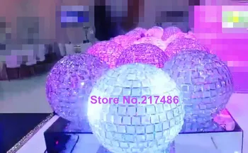 Free shipment/10pcs /lots/Crystal ball centerpiece /20cm biggest ball diameter
Free shipment/10pcs /lots/Crystal ball centerpiece /20cm biggest ball diameter
