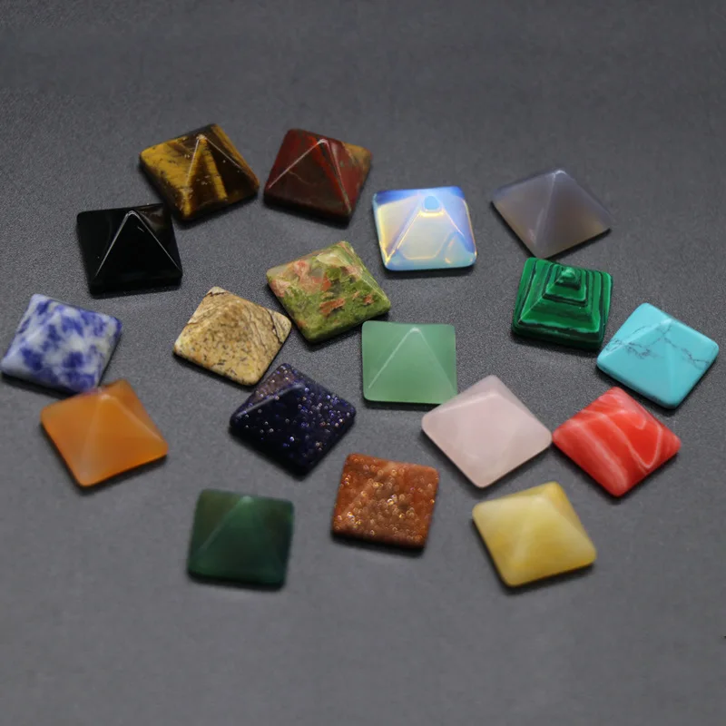 14mm Pyramid Turquoioses Opal No Hole Reiki Stone Natural Quartz Agates Crystal Cabochon DIY Jewelry Accessories Cabochon Beads
14mm Pyramid Turquoioses Opal No Hole Reiki Stone Natural Quartz Agates Crystal Cabochon DIY Jewelry Accessories Cabochon Beads