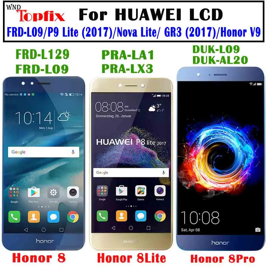 Huawei Honor 8 Pro LCD Display Touch Screen Digitizer For Huawei Honor 8 Lite LCD 8pro DUK L09 PRA TL10 LA1 LX1 LX3 FRD L09 L19
Huawei Honor 8 Pro LCD Display Touch Screen Digitizer For Huawei Honor 8 Lite LCD 8pro DUK L09 PRA TL10 LA1 LX1 LX3 FRD L09 L19