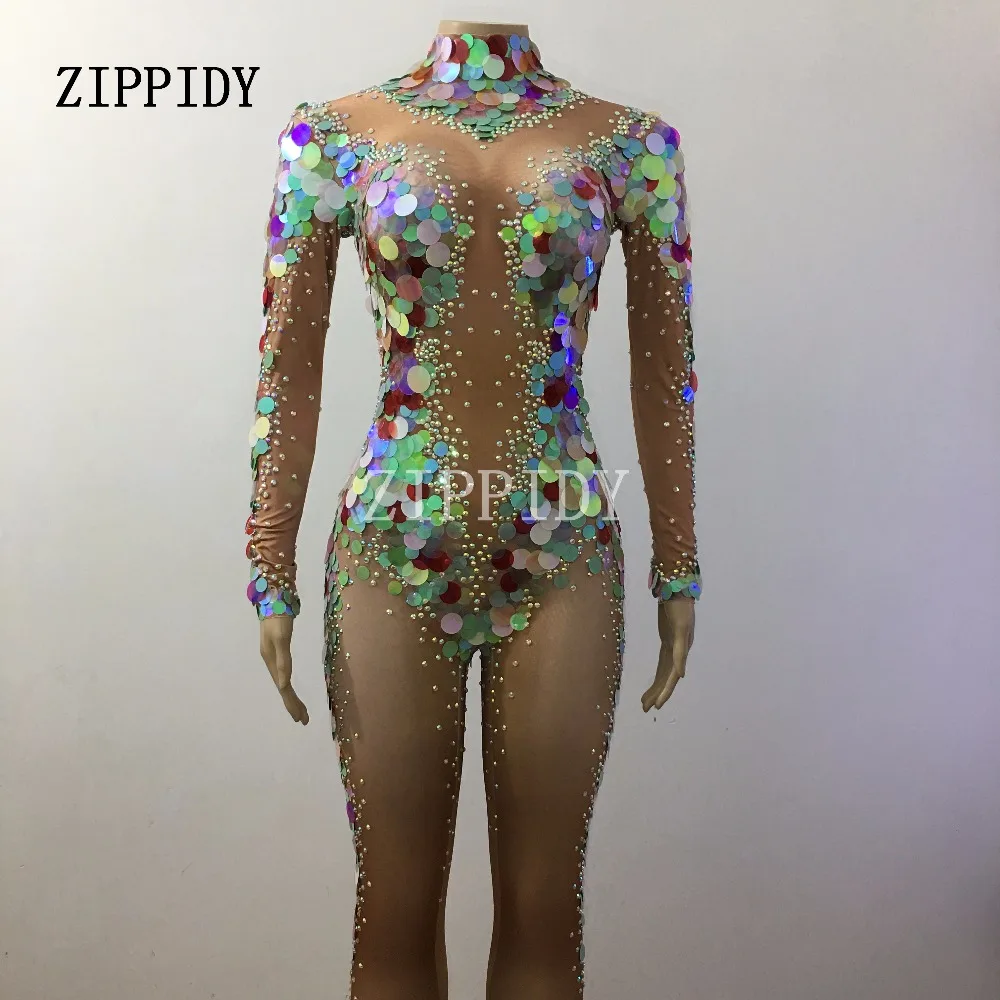 Multicolor Sequins Rhinestones Mermaid Rompers Leggings Crystals Women Costumes Celebrate Stretch Jumpsuit Singer Dancer Clothes
Multicolor Sequins Rhinestones Mermaid Rompers Leggings Crystals Women Costumes Celebrate Stretch Jumpsuit Singer Dancer Clothes