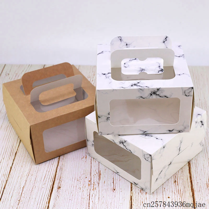 100pcs 4 inch Cake Box Kraft Paper Cheese Cake Box with Window for Kids Birthday Wedding Home Party Supply
100pcs 4 inch Cake Box Kraft Paper Cheese Cake Box with Window for Kids Birthday Wedding Home Party Supply