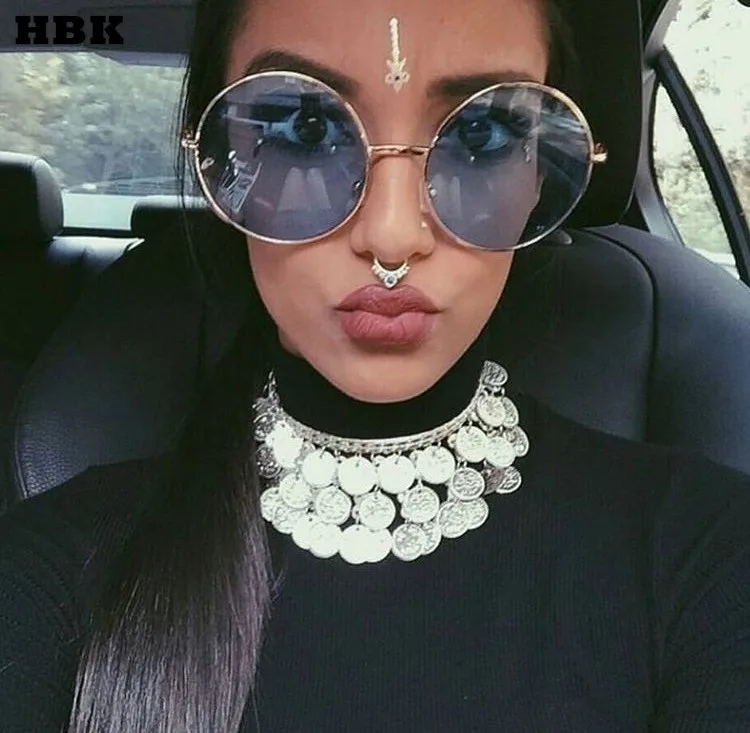 HBK Fashion 2017 Round Small Brand Cool Sunglasses Women Sun Glasses Sunglasses Mirror Glasses women Goggles Occhiali da sole
HBK Fashion 2017 Round Small Brand Cool Sunglasses Women Sun Glasses Sunglasses Mirror Glasses women Goggles Occhiali da sole