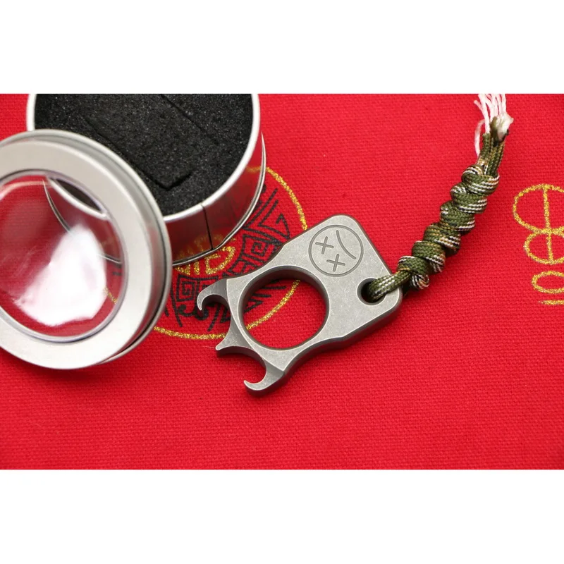 DICORIA EDC outdoor SFK TC4 titanium tactical knuckle snake double-sided opener survival broken window multi-tool
DICORIA EDC outdoor SFK TC4 titanium tactical knuckle snake double-sided opener survival broken window multi-tool