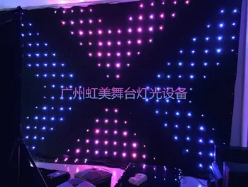 RGB3in1 Color LED Vision Curtain LED Video cloth DJ Backdrops for Wedding Stage P18 3Mx6M
RGB3in1 Color LED Vision Curtain LED Video cloth DJ Backdrops for Wedding Stage P18 3Mx6M