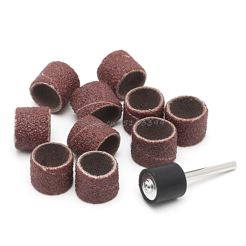 10Pcs 12.5mm Grit 80# Sanding Bands +3.17mm Mandrel Rotary Tool Nail Drill Bits Drop Ship
10Pcs 12.5mm Grit 80# Sanding Bands +3.17mm Mandrel Rotary Tool Nail Drill Bits Drop Ship