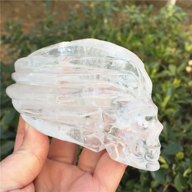 Natural Clear Quartz Crystal Unique Style Skull Hand Carved And Polished Rare Gemstone Home Decoration Collection
Natural Clear Quartz Crystal Unique Style Skull Hand Carved And Polished Rare Gemstone Home Decoration Collection