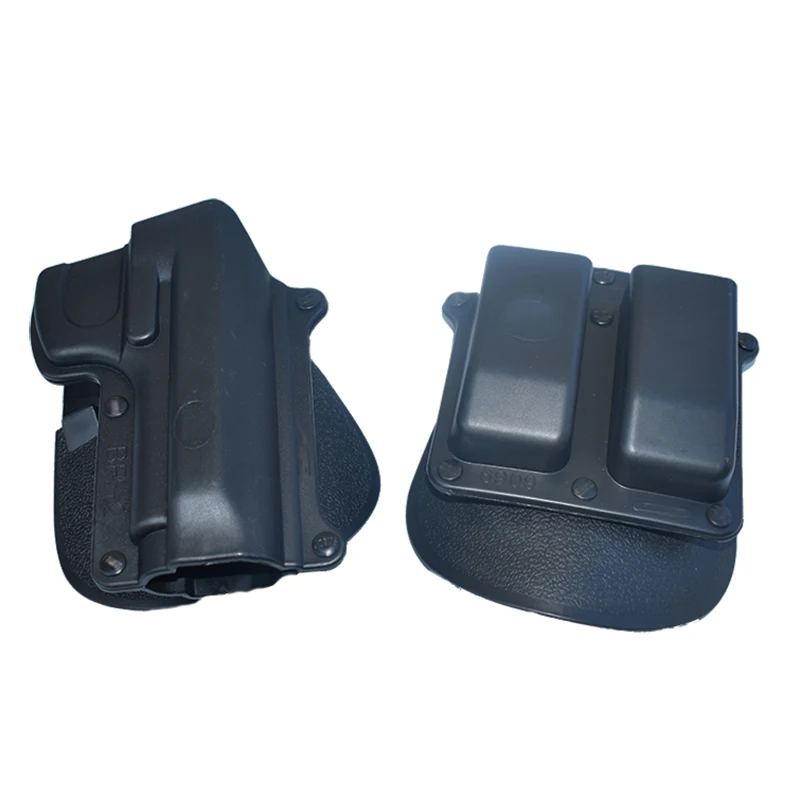 Tactical Gun Holster for BR2 Beretta 92/96 (Except Brig & Elite) Paddle Holster Taurus 92/99/Cz 75B .40 Double Magazine Pouch
Tactical Gun Holster for BR2 Beretta 92/96 (Except Brig & Elite) Paddle Holster Taurus 92/99/Cz 75B .40 Double Magazine Pouch