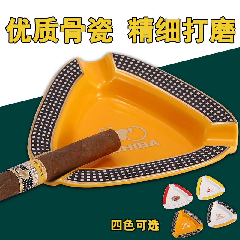COHIBA 50th Anniversary Multicolor Cigar Ashtray Ceramic Cigarette Cigar Ashtray Holder With Gift Box
COHIBA 50th Anniversary Multicolor Cigar Ashtray Ceramic Cigarette Cigar Ashtray Holder With Gift Box