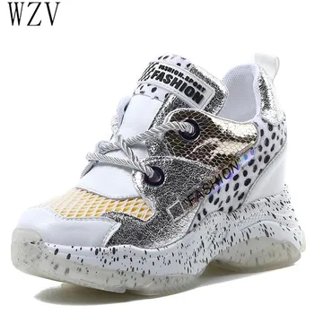 Genuine Leather Platform Women's Shoes 2019 Fashion Leisure Shoes Solid 9cm Increased Women Sneakers Thick Soled Shoes Woman
Genuine Leather Platform Women's Shoes 2019 Fashion Leisure Shoes Solid 9cm Increased Women Sneakers Thick Soled Shoes Woman