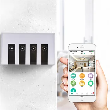 LAIDEYI US 4 Gang LED Touch WIFI Switch Wireless Wall Smart Work With Alexa Google APP EWELINK LED Smart Switch
LAIDEYI US 4 Gang LED Touch WIFI Switch Wireless Wall Smart Work With Alexa Google APP EWELINK LED Smart Switch