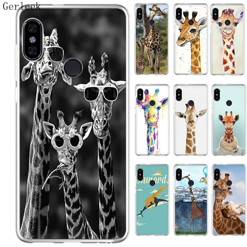 Фото Чехол Desxz Giraffes для Xiaomi Redmi Note 6 7 3 Pro 4 4X 5 5A | Мобильные телефоны и аксессуары