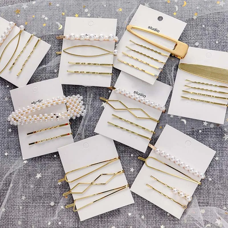 1SET women Hair Accessories Geometric Irregular Gold Color Hair Clip Imitiation Pearl Hairpin Barrettes pins Hairgrip for girls
1SET women Hair Accessories Geometric Irregular Gold Color Hair Clip Imitiation Pearl Hairpin Barrettes pins Hairgrip for girls