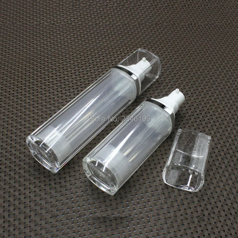 Empty Airless Pump 30ml Airless Acrylic Bottle Cosmetic Lotion Pump 50ml Airless Emulsion Pump Empty Acrylic Bottle