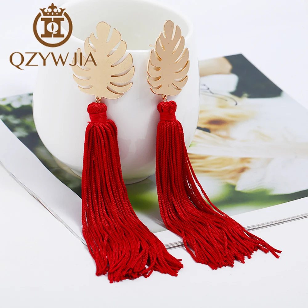 Vintage Ethnic Long Tassel Earrings Women 2019 Fashion Brand Earring Jewelry Bohemian Female Leaves Style Hanging Drop Earrings
Vintage Ethnic Long Tassel Earrings Women 2019 Fashion Brand Earring Jewelry Bohemian Female Leaves Style Hanging Drop Earrings