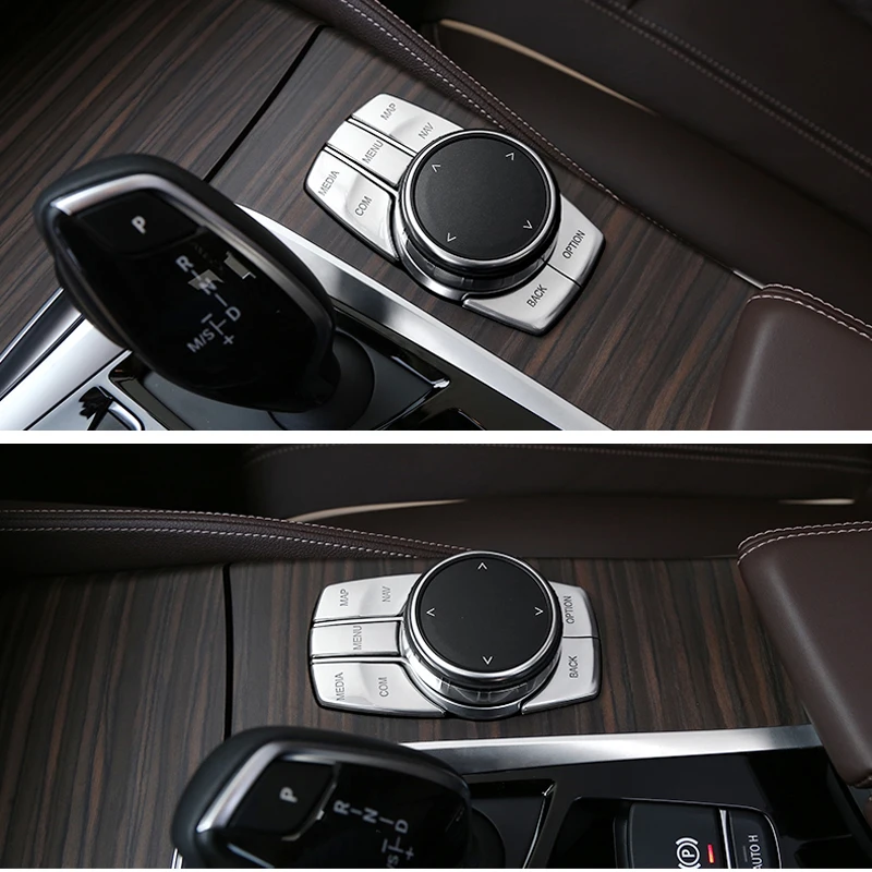Для BMW 5 Series G30 G38 2017 18 Автомобильный интерьер мультимедиа кнопка ручка украшение