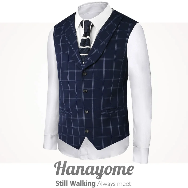 SI02 Blue Vest High Quality Goods Plaid Vest For Male 2016 New Arrival Vests One Piece Dark Blue Plaid Men Vest Cotton Fabric
SI02 Blue Vest High Quality Goods Plaid Vest For Male 2016 New Arrival Vests One Piece Dark Blue Plaid Men Vest Cotton Fabric