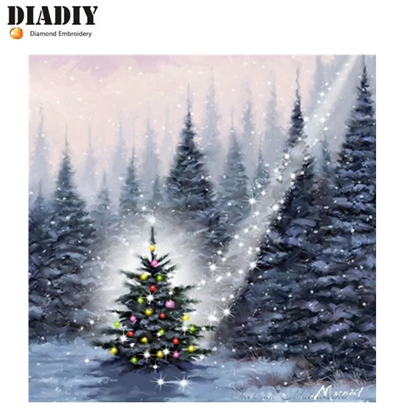 DIY 5d diamond painting cross stitch winter landscape round diamond embroidery christmas tree mosaic Crafts Christmas decoratio
DIY 5d diamond painting cross stitch winter landscape round diamond embroidery christmas tree mosaic Crafts Christmas decoratio