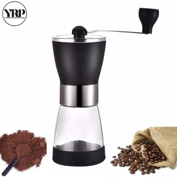 YRP Manual Ceramic core Coffee Grinder Washable Glass Handmade Pepper/Nuts/Coffee Bean Grinder Mill Maker For Kitchen Tools
YRP Manual Ceramic core Coffee Grinder Washable Glass Handmade Pepper/Nuts/Coffee Bean Grinder Mill Maker For Kitchen Tools