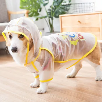 HSWLL Waterproof Dog Raincoat with Hood Transparent Pet Dog Puppy Rain Coat Cloak Costumes Clothes for Dogs Pet Supplies
HSWLL Waterproof Dog Raincoat with Hood Transparent Pet Dog Puppy Rain Coat Cloak Costumes Clothes for Dogs Pet Supplies