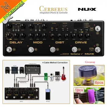 NUX Cerberus Multi Function Guitar Effects Pedal Processor Integrated Analog Overdrive Distortion Modulation and Delay Reverb
NUX Cerberus Multi Function Guitar Effects Pedal Processor Integrated Analog Overdrive Distortion Modulation and Delay Reverb