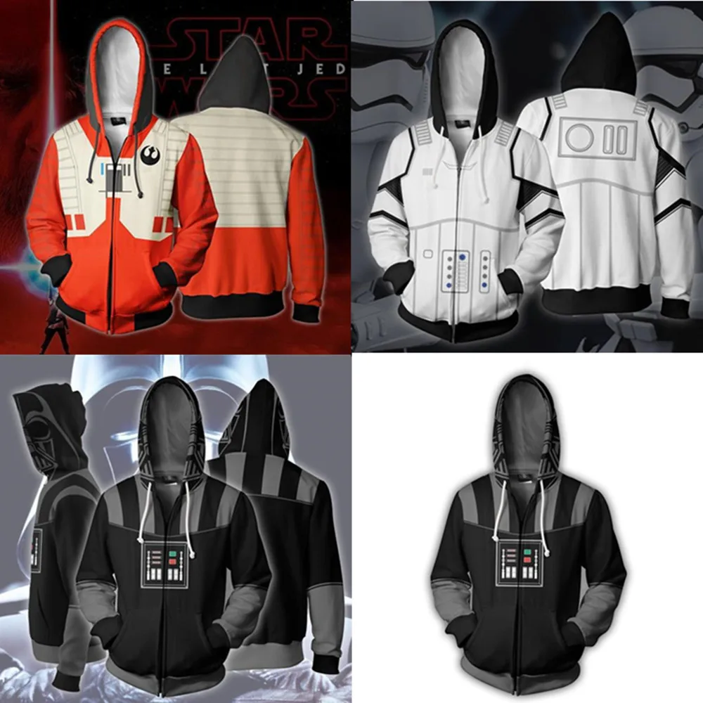 Star Wars Imperial Stormtrooper Cosplay Costume Star Wars Darth Vader Hoodies 3D Printed Sweatshirt Men's and women's sportswear
Star Wars Imperial Stormtrooper Cosplay Costume Star Wars Darth Vader Hoodies 3D Printed Sweatshirt Men's and women's sportswear