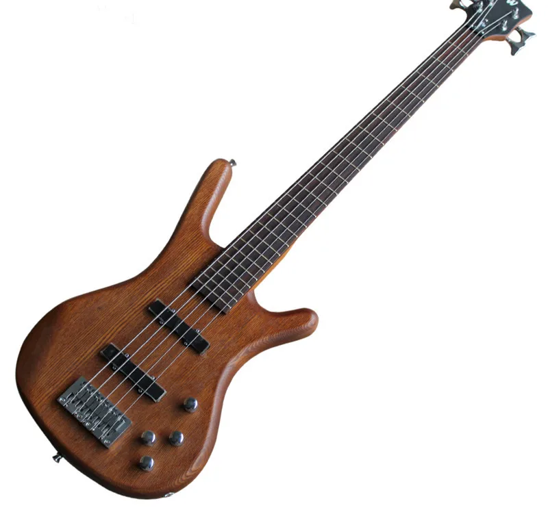 Factory Brown 5 Strings Electric Bass Guitar with Elm Body,No Inlay,Rosewood Fretboard,Chrome Hardwares,can be customized
Factory Brown 5 Strings Electric Bass Guitar with Elm Body,No Inlay,Rosewood Fretboard,Chrome Hardwares,can be customized