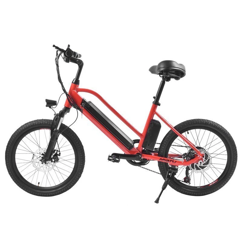 

MYATU Powerful Electric Bike 36V Two Wheels Electric Bicycle Suspension Fork MTB Electric Mountain Bike Electric Bicycle Ebike