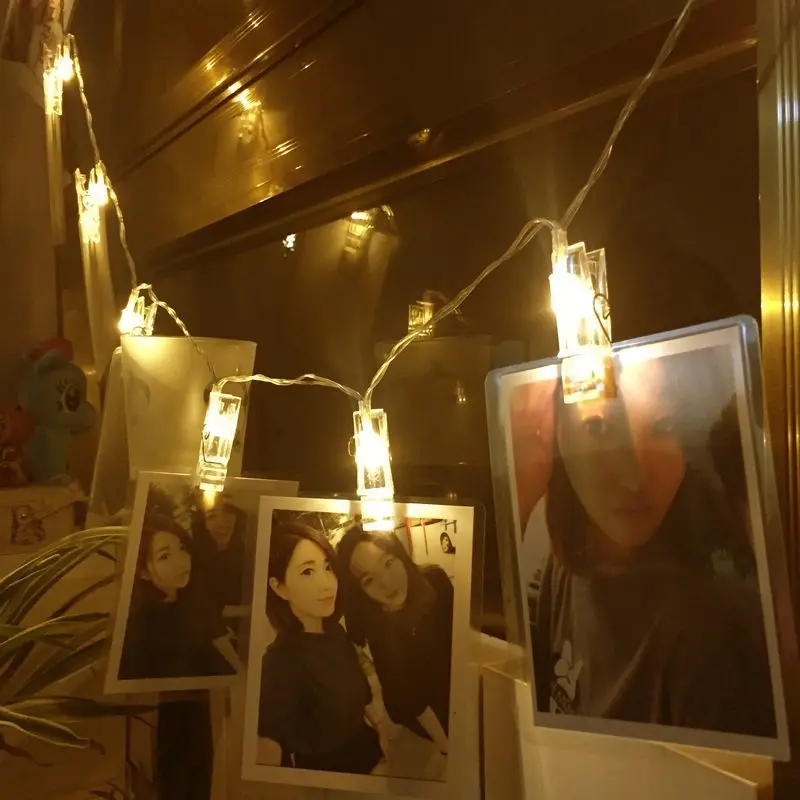 LED Clip Photo Hanging Wall Light Clip Fairy String Light Chains Lamp Picture Birthday Party Decoration Battery
LED Clip Photo Hanging Wall Light Clip Fairy String Light Chains Lamp Picture Birthday Party Decoration Battery