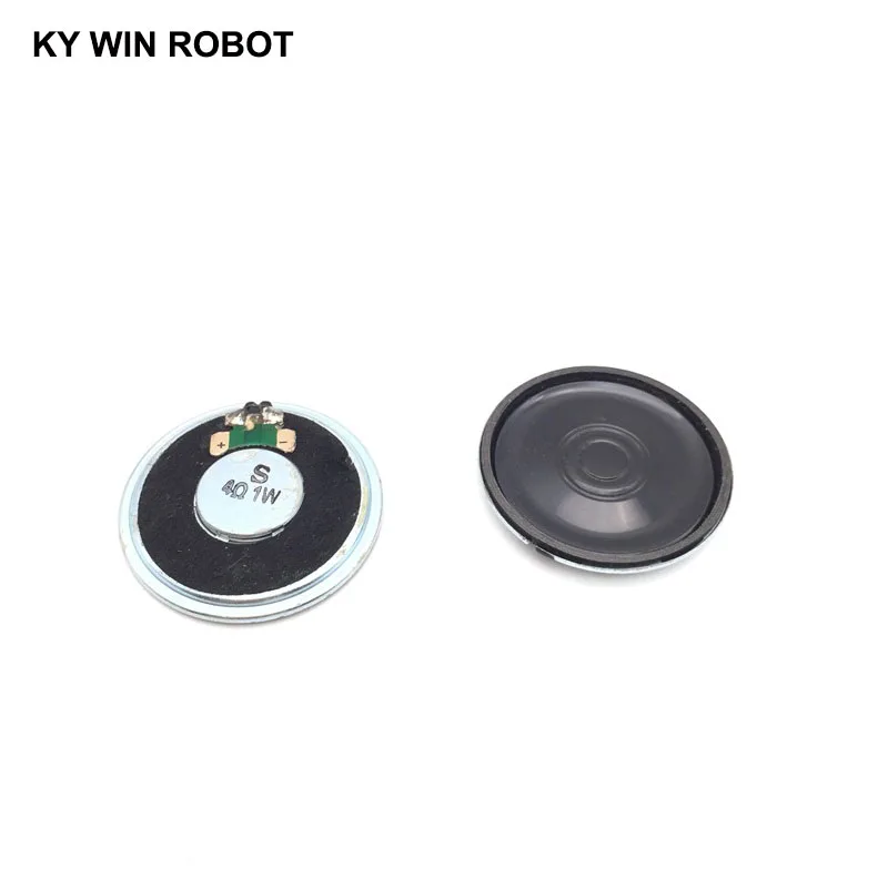 

2pcs/lot New Ultra-thin Mini speaker 4 ohms 1 watt 1W 4R speaker Diameter 40MM 4CM thickness 5MM