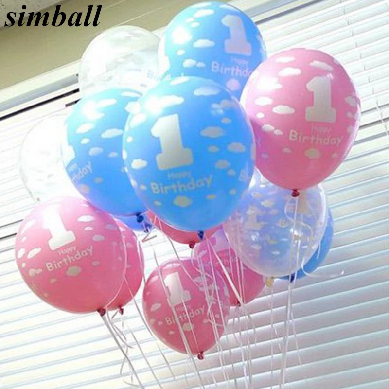 10pcs/lot Latex Balloons Baby 1st First Birthday Celebration Girl Boy Printed Ballon Number 1 Children Birthday Party Decoration
10pcs/lot Latex Balloons Baby 1st First Birthday Celebration Girl Boy Printed Ballon Number 1 Children Birthday Party Decoration