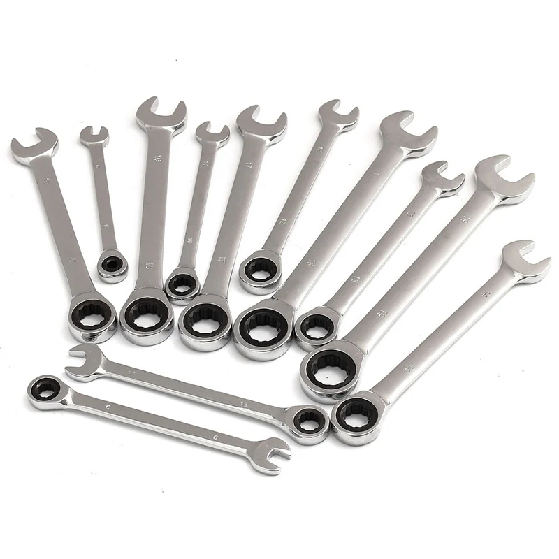 Hoomall 8mm-32mm Multi-function Double Ratchet Wrench Opening Plum 72 Gear Fast Automatic Household Tool Industrial-grade New
Hoomall 8mm-32mm Multi-function Double Ratchet Wrench Opening Plum 72 Gear Fast Automatic Household Tool Industrial-grade New