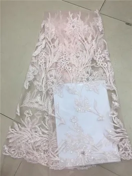 Gold Color Nigerian Lace Fabric 5Yards African Lace Fabric 2018 High Quality Lace 3D Flowers Embroidered Tulle Lace Pink yellow
Gold Color Nigerian Lace Fabric 5Yards African Lace Fabric 2018 High Quality Lace 3D Flowers Embroidered Tulle Lace Pink yellow