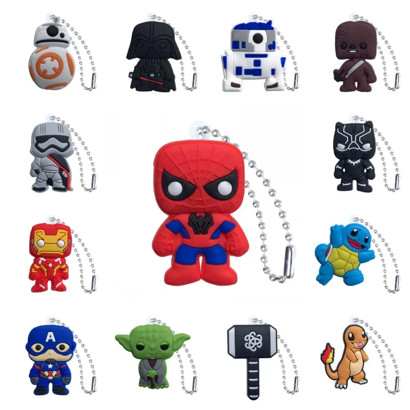 1pcs Avenger Superhero Bag Parts&Accessories Star Wars PVC Charm Ball Chain DIY Craft Deadpool Keychain Bag Straps Kids Gift
1pcs Avenger Superhero Bag Parts&Accessories Star Wars PVC Charm Ball Chain DIY Craft Deadpool Keychain Bag Straps Kids Gift
