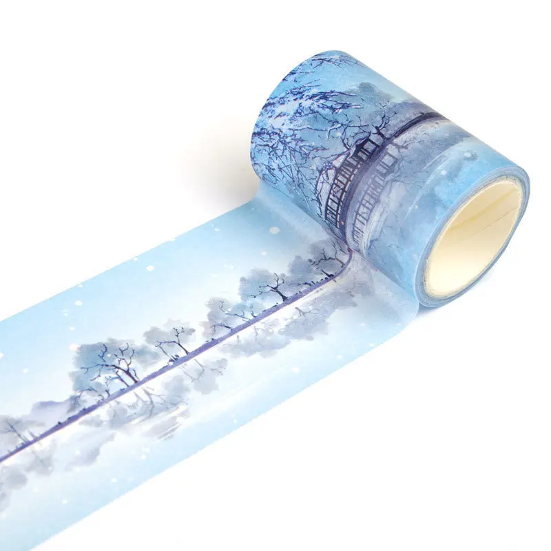 1pcs New Remnant Snow On The Broken Bridge In Winter Decorative Washi Adhesive Scrapbooking Sticker Label Masking Tape 6cm*7m
1pcs New Remnant Snow On The Broken Bridge In Winter Decorative Washi Adhesive Scrapbooking Sticker Label Masking Tape 6cm*7m